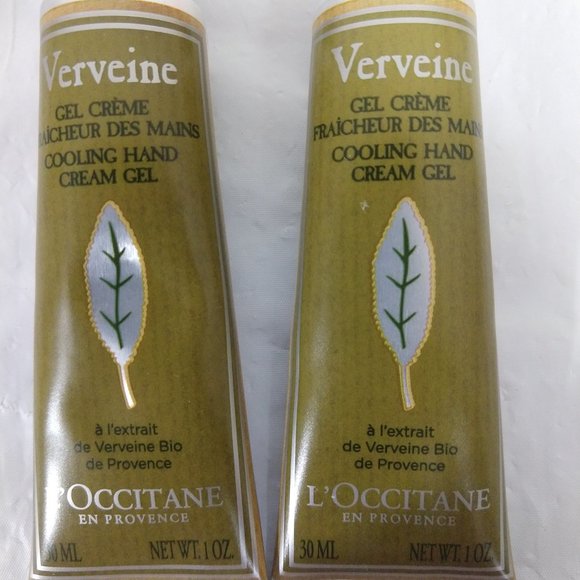 L'Occitane Verbena  Cooling Hand Cream Gel 30mL X 2 NEW - Picture 3 of 5